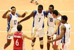 Cuba logró su tercer triunfo consecutivo en la Liga Mundial de voleibol 2011