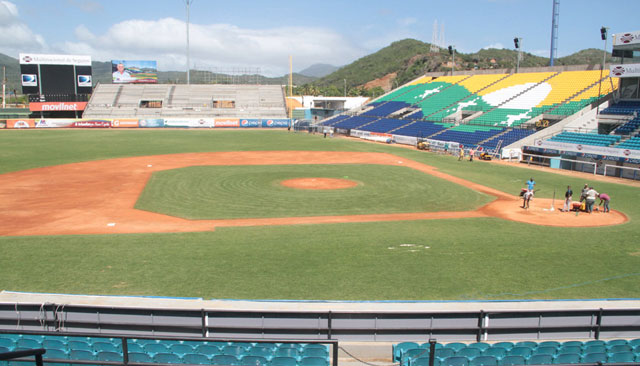 El estadio de Nueva Esparta, sede de la Serie del Caribe 2014