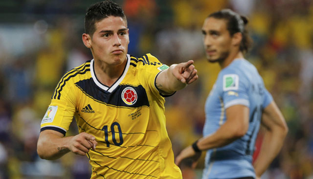 Con cinco goles, James Rodríguez ha sido la figura hasta el momento del Mundial