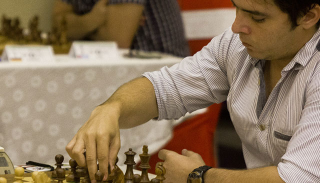 Bruzón obtuvo su primera victoria del torneo (foto de Fernando Medina / Cubahora)