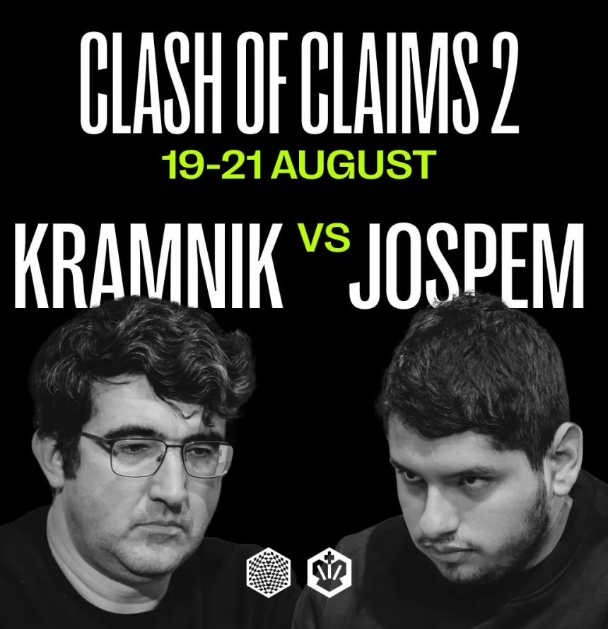 El próximo enfrentamiento entre Vladimir Kramnik y José Martínez, que ya no llevará el nombre de Clash of Claims 2, ha generado un considerable debate en la comunidad ajedrecística