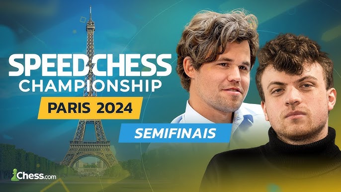 En el match más esperado del año, Magnus Carlsen venció 17.5 - 12.5 a Hans Moke Niemann, en la semifinal del Speed Chess Championship, en París